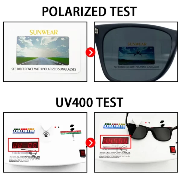 Gafas de sol polarizadas para hombre y mujer, UV400 - Imagen 5