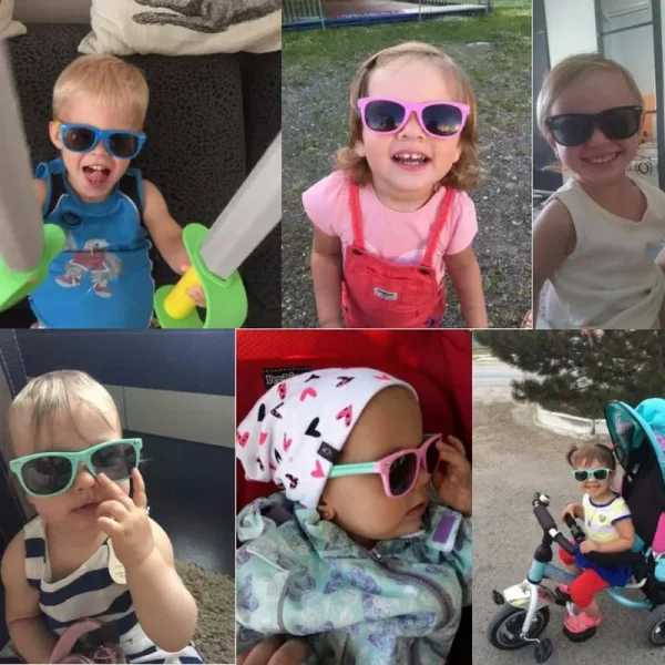 Gafas de sol para niños y niñas, con protección UV400 - Imagen 6
