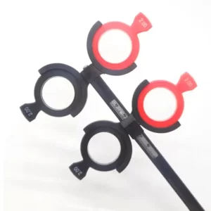 Diseño mano obra, marco plástico, ambliopía, herramienta entrenamiento para miopía, optometría óptica, lente con