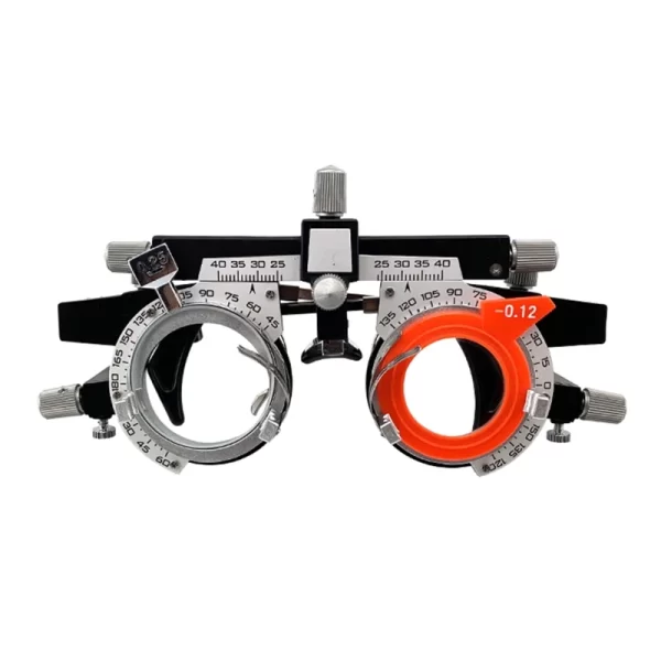 Marco de lente de prueba óptica ajustable, gafas de prueba ocular, optometría óptica, eje de cilindro cambiable para tienda de vidrio - Imagen 3